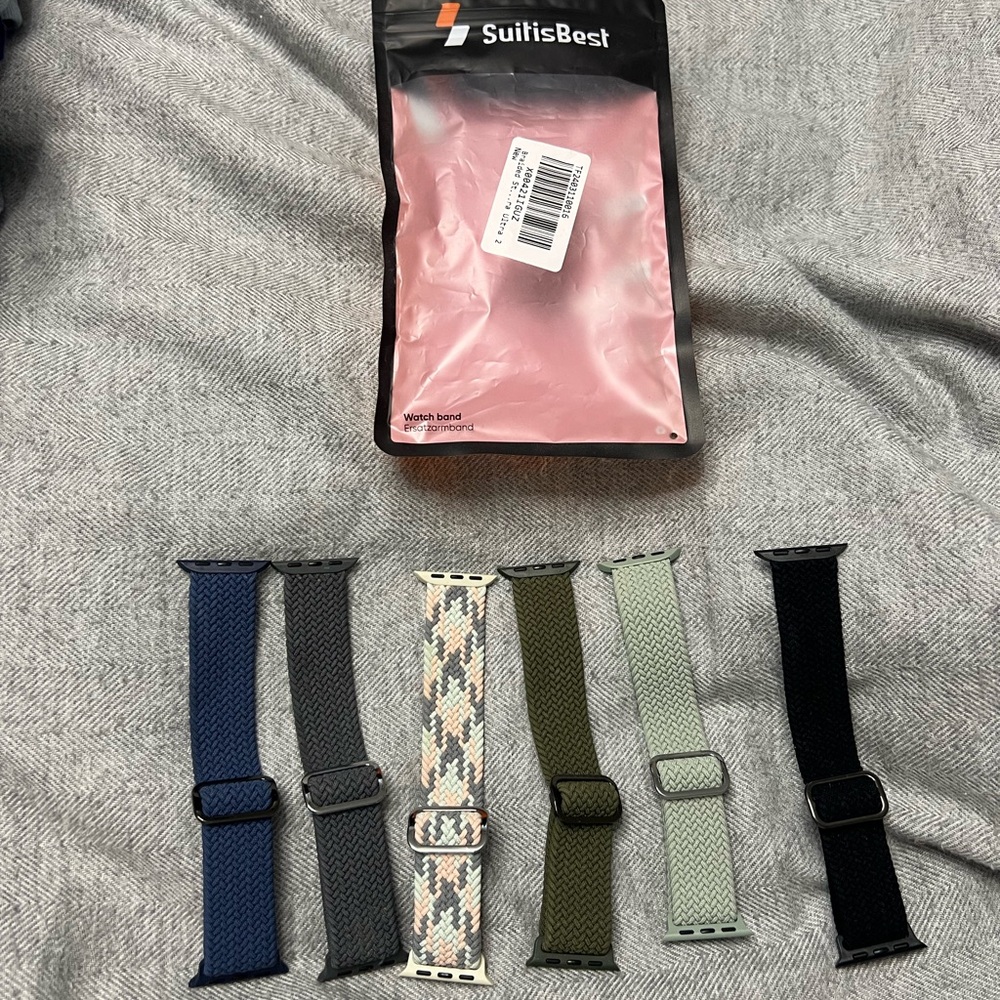 Apple Watch bands.